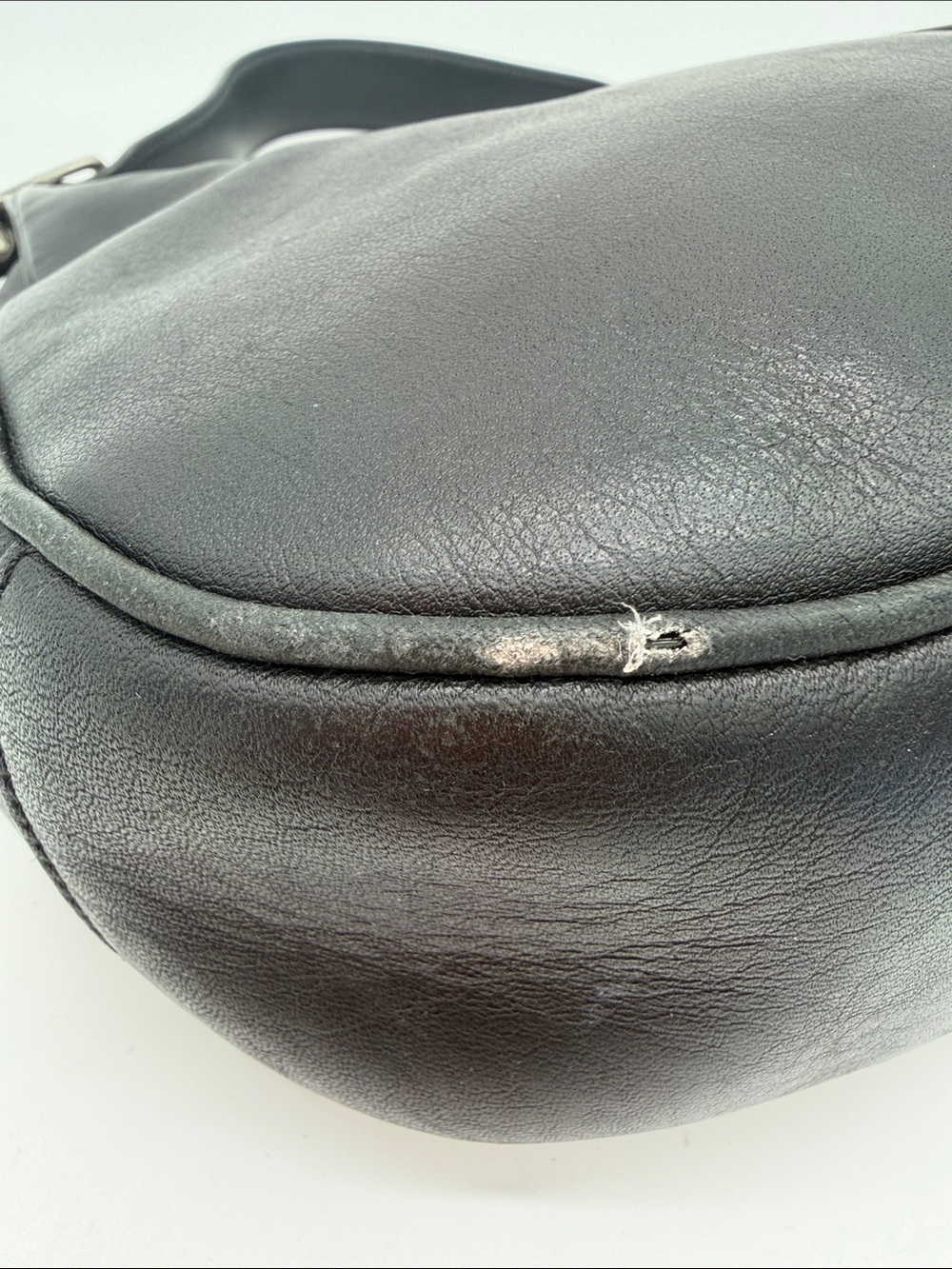 Vintage Coach Legacy West Zoe Crescent Hobo Bag Purse Leather Black 9342 - Picture 13 of 15